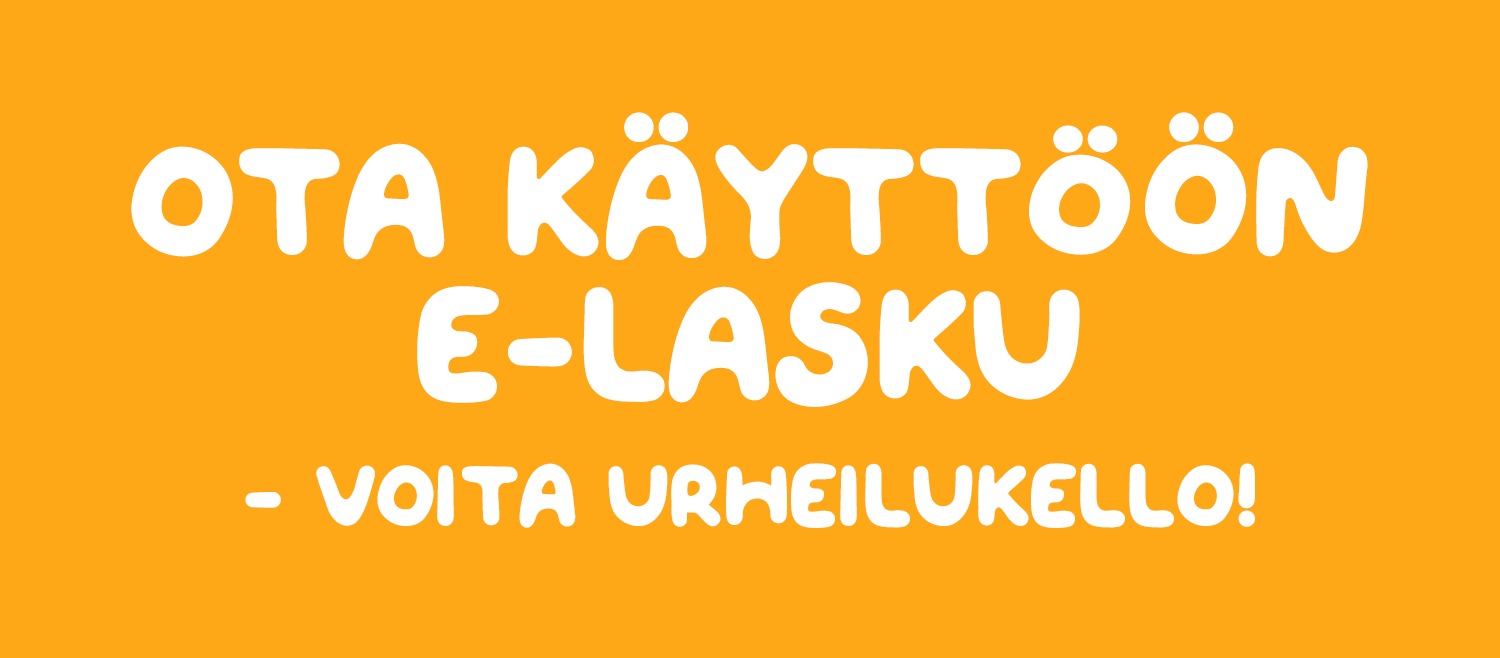 Siirry e-laskuun – voita urheilukello!