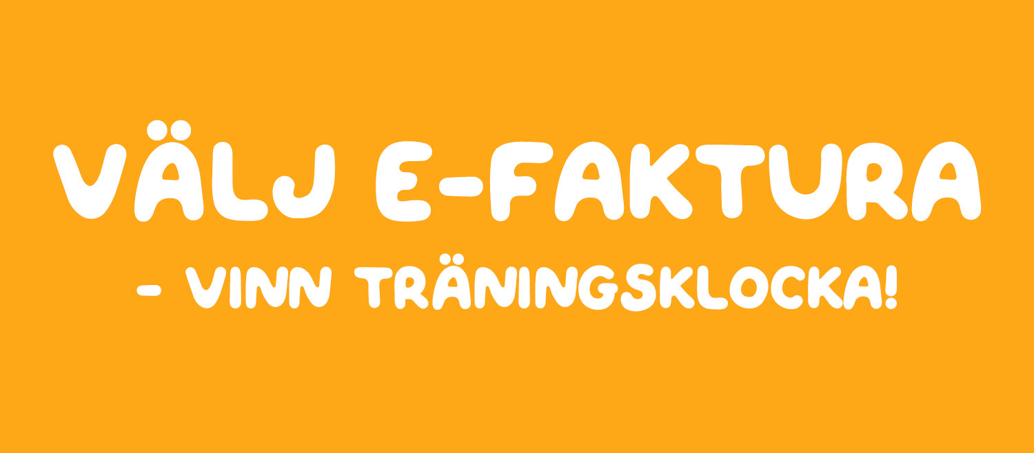 Övergå till e-faktura – vinn en träningsklocka!